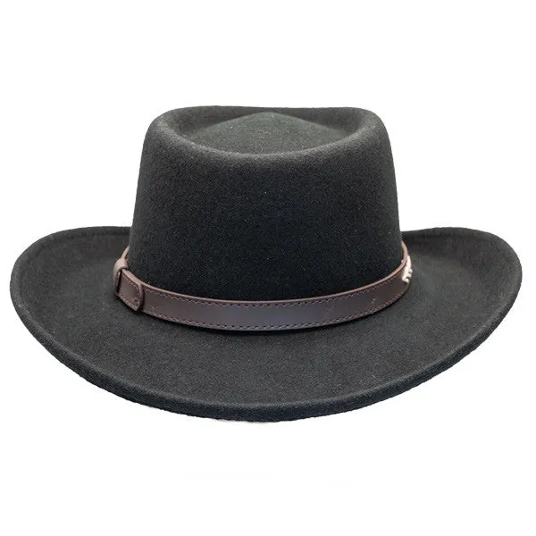 Conner - Wool Felt Arizona Gambler Hat