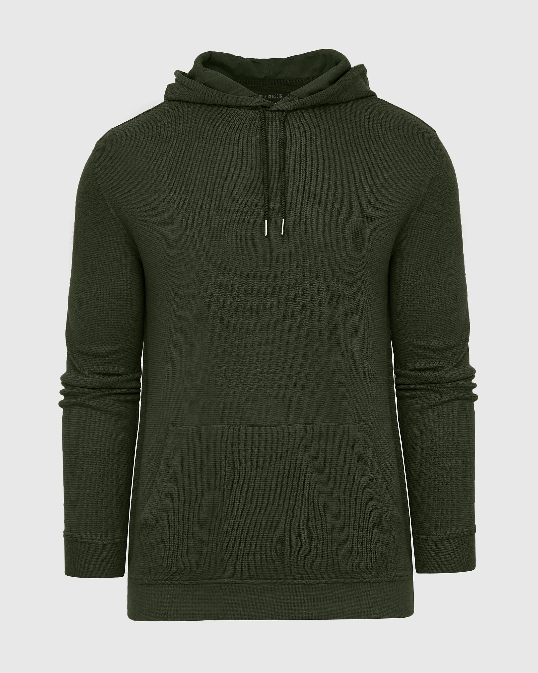 Dark Olive Waffle Hoodie