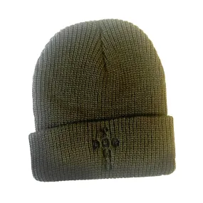 Dogtown Skateboards Cross Letters Olive Beanie