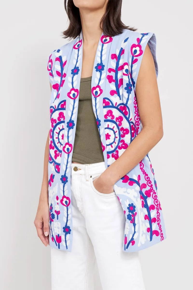 Dora Embroidered Gilet