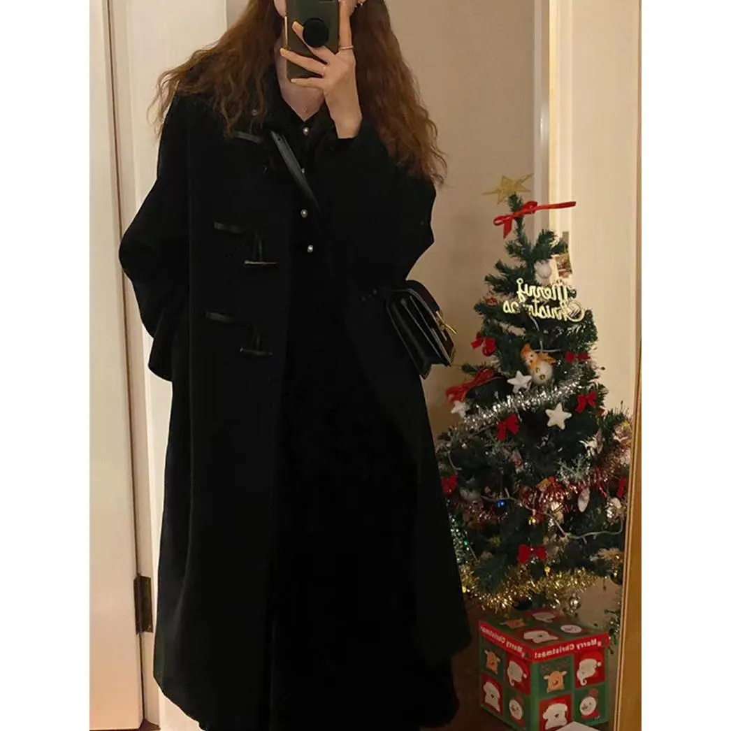 Double Layer Wool Duffle Coat