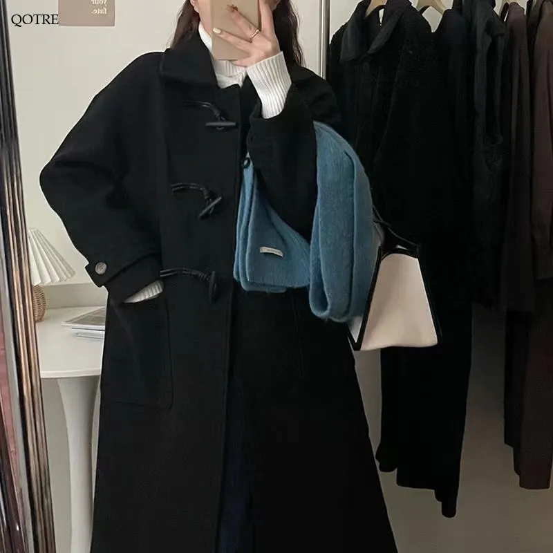 Double Layer Wool Duffle Coat