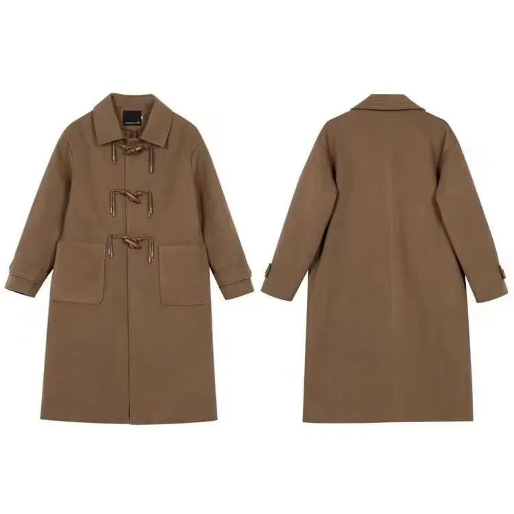 Double Layer Wool Duffle Coat