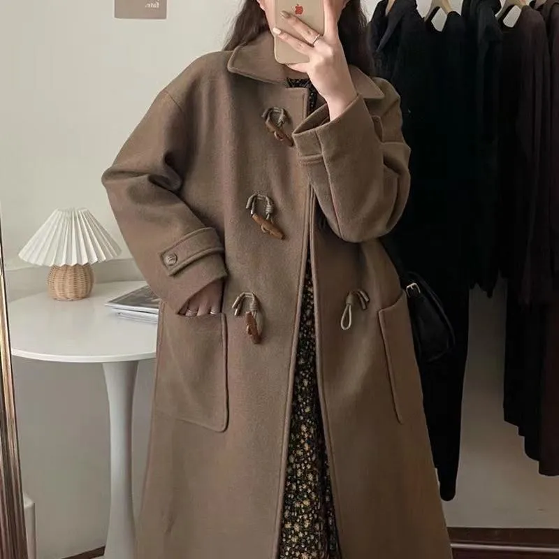 Double Layer Wool Duffle Coat