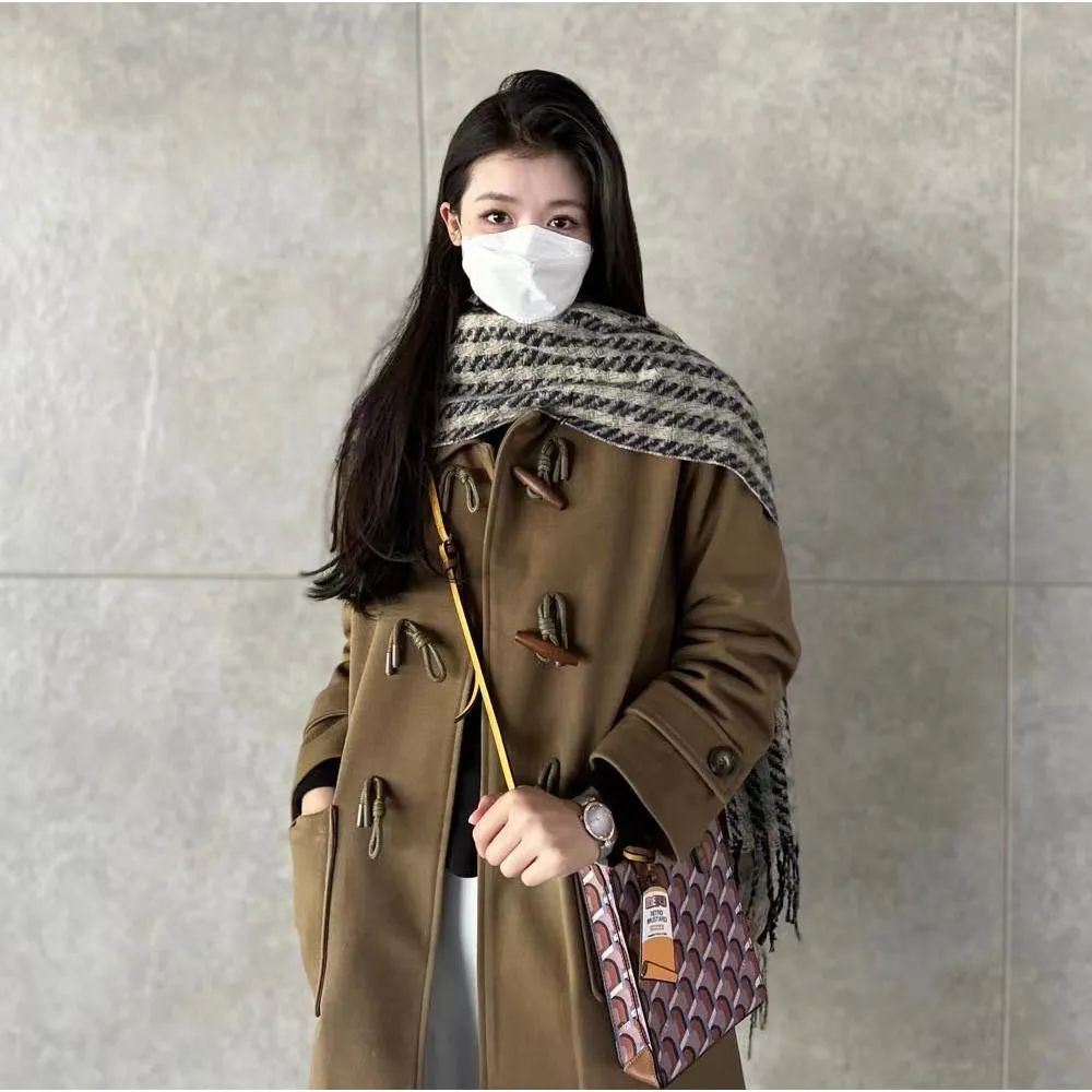 Double Layer Wool Duffle Coat