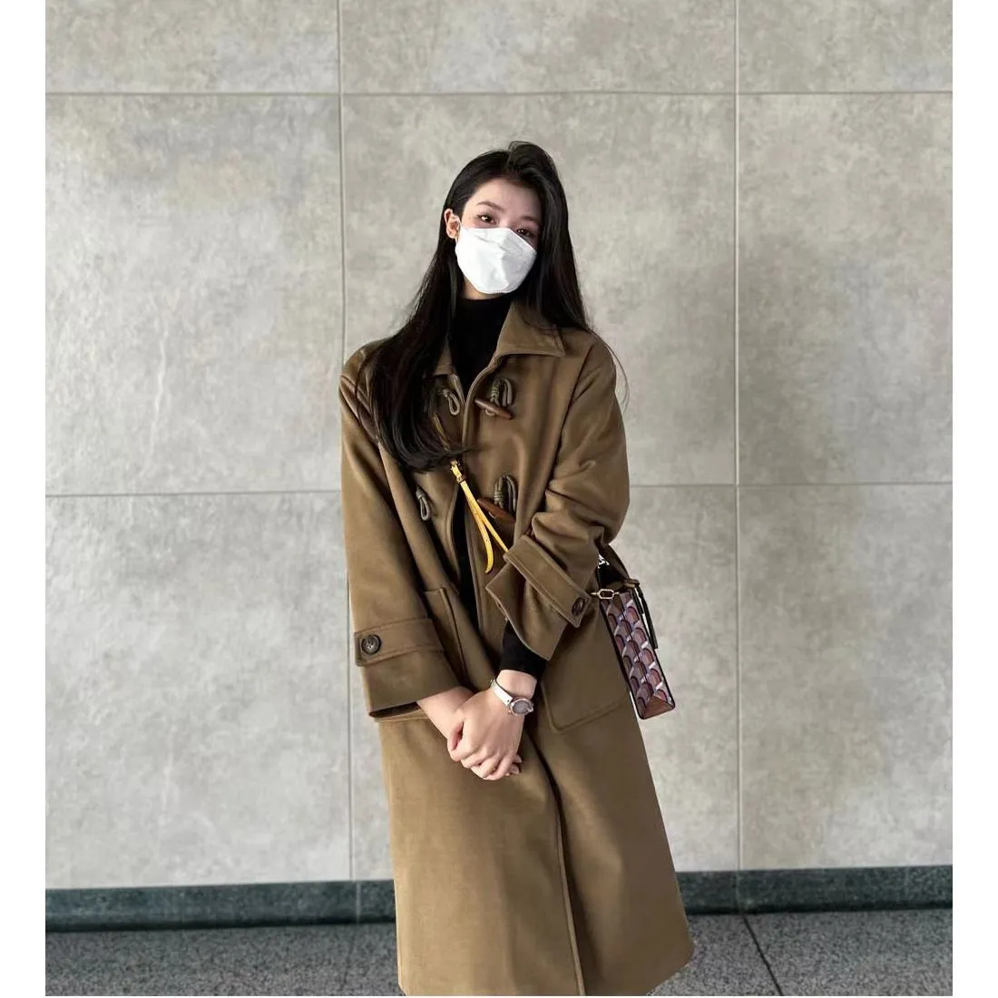 Double Layer Wool Duffle Coat