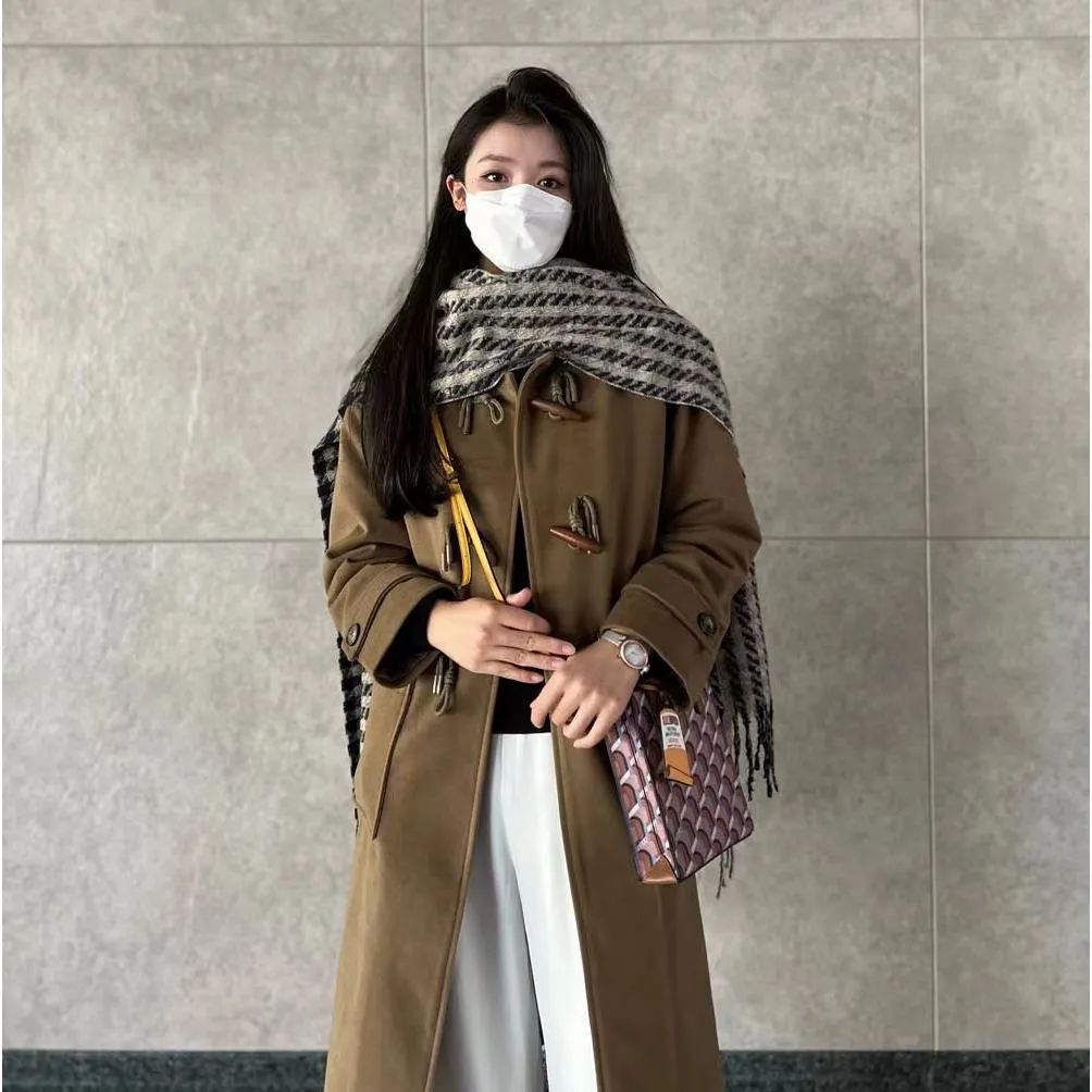 Double Layer Wool Duffle Coat