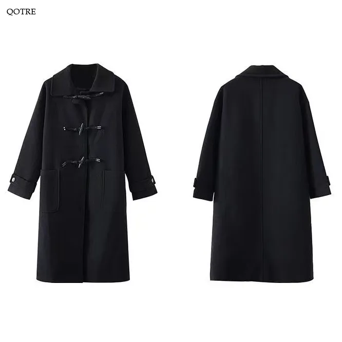 Double Layer Wool Duffle Coat