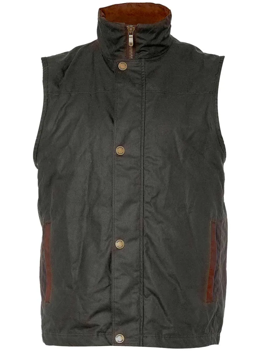 DUBARRY Mayfly Wax Gilet - Mens - Olive