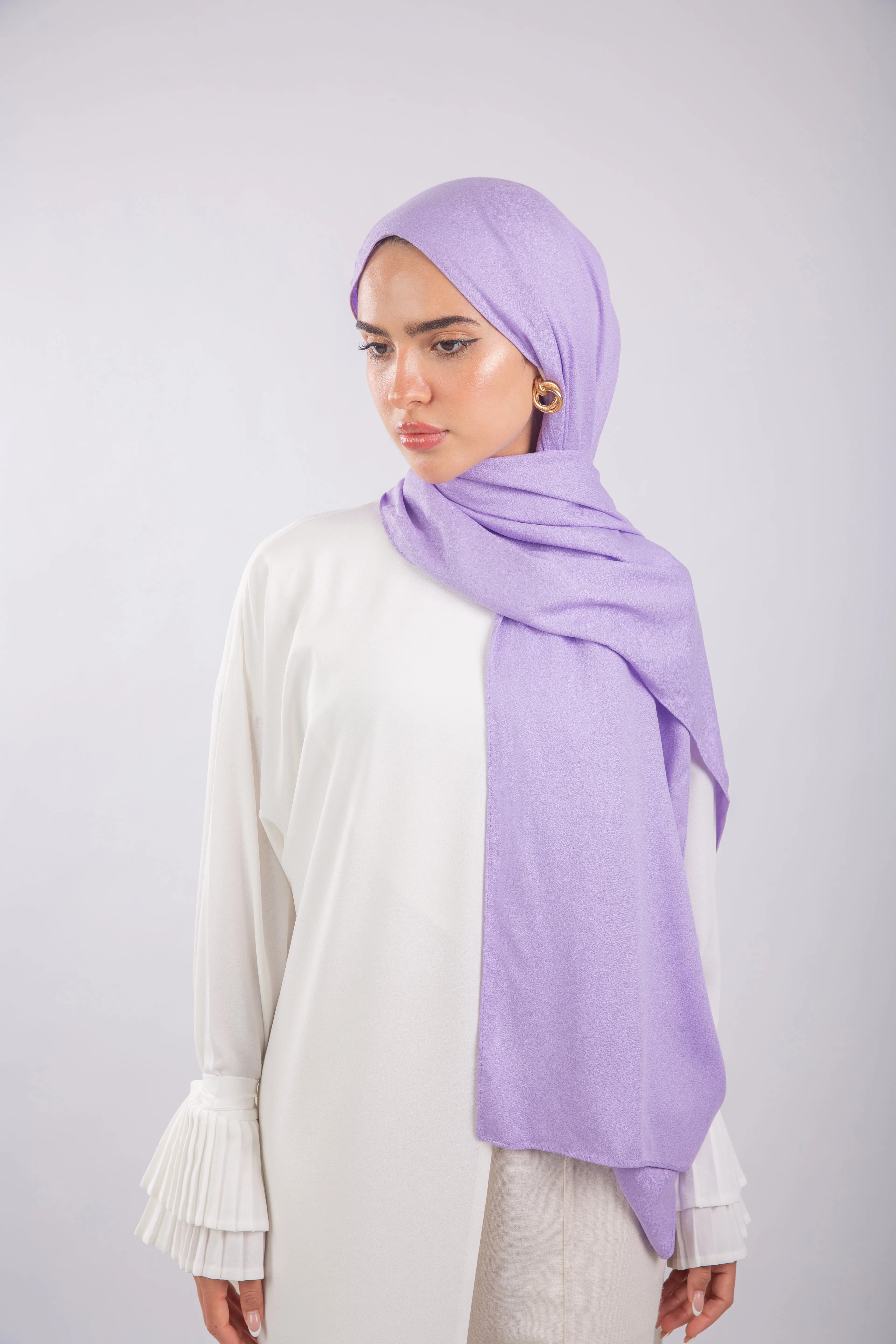 Elegance Modal Hijab -Periwinkle Purple