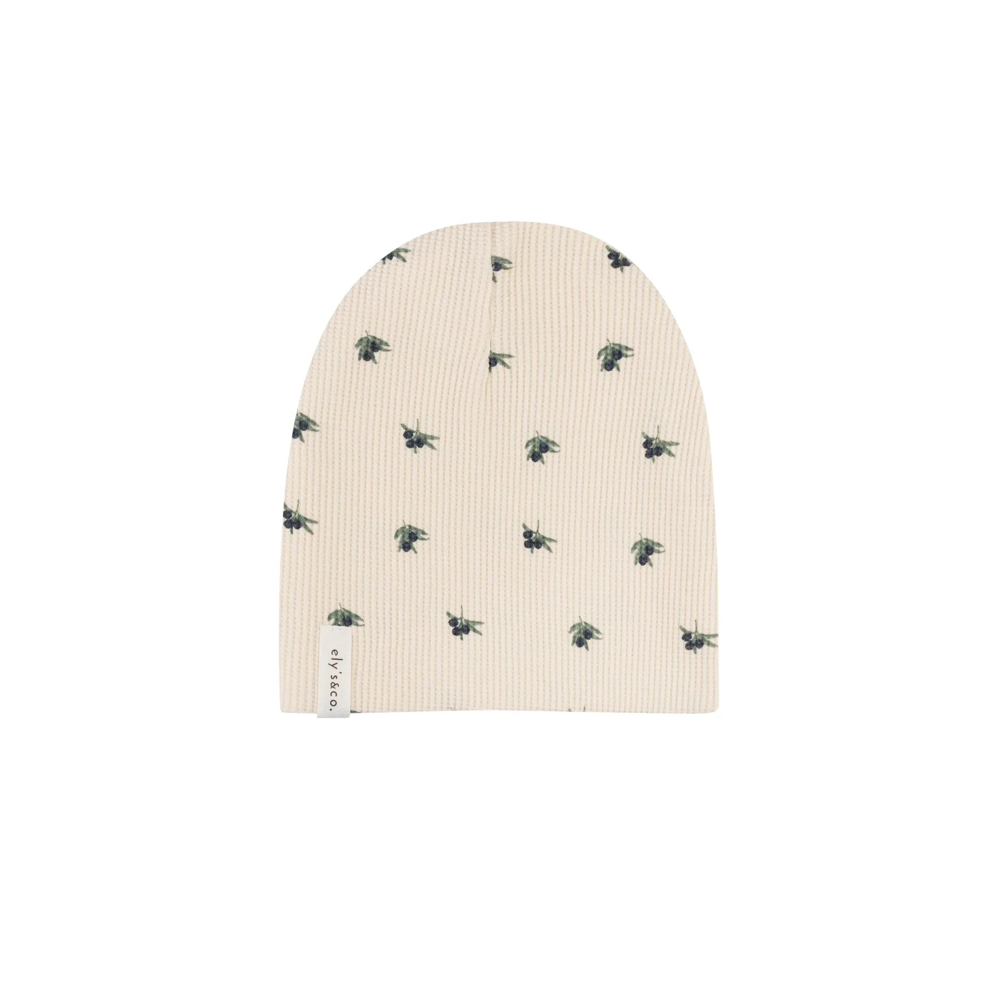 Ely's & Co Waffle Olive Collection Footie and Beanie