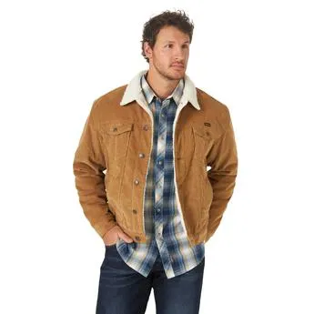 Final Sale✨ Wrangler Prairie Sherpa Lined Corduroy Men's Jacket