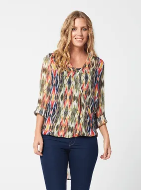 FIONA Top - Scarf Print