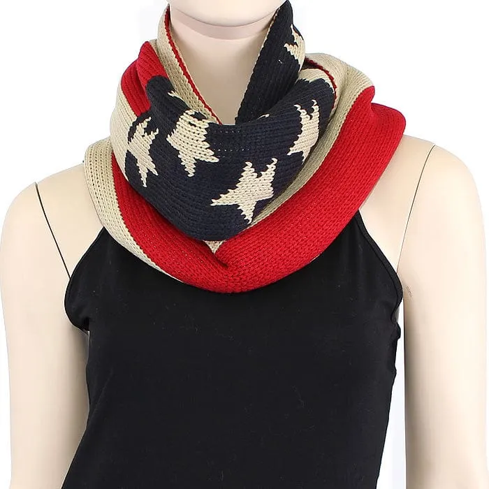 FN20103 American Flag Infinity Scarf