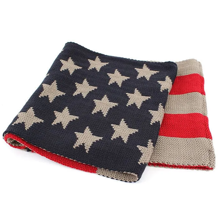 FN20103 American Flag Infinity Scarf