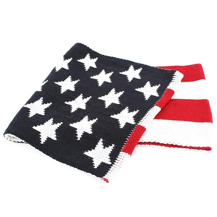 FN20103 American Flag Infinity Scarf