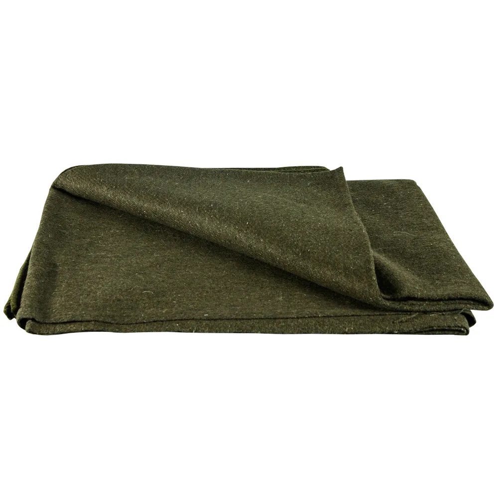 French Army Style Wool Blanket