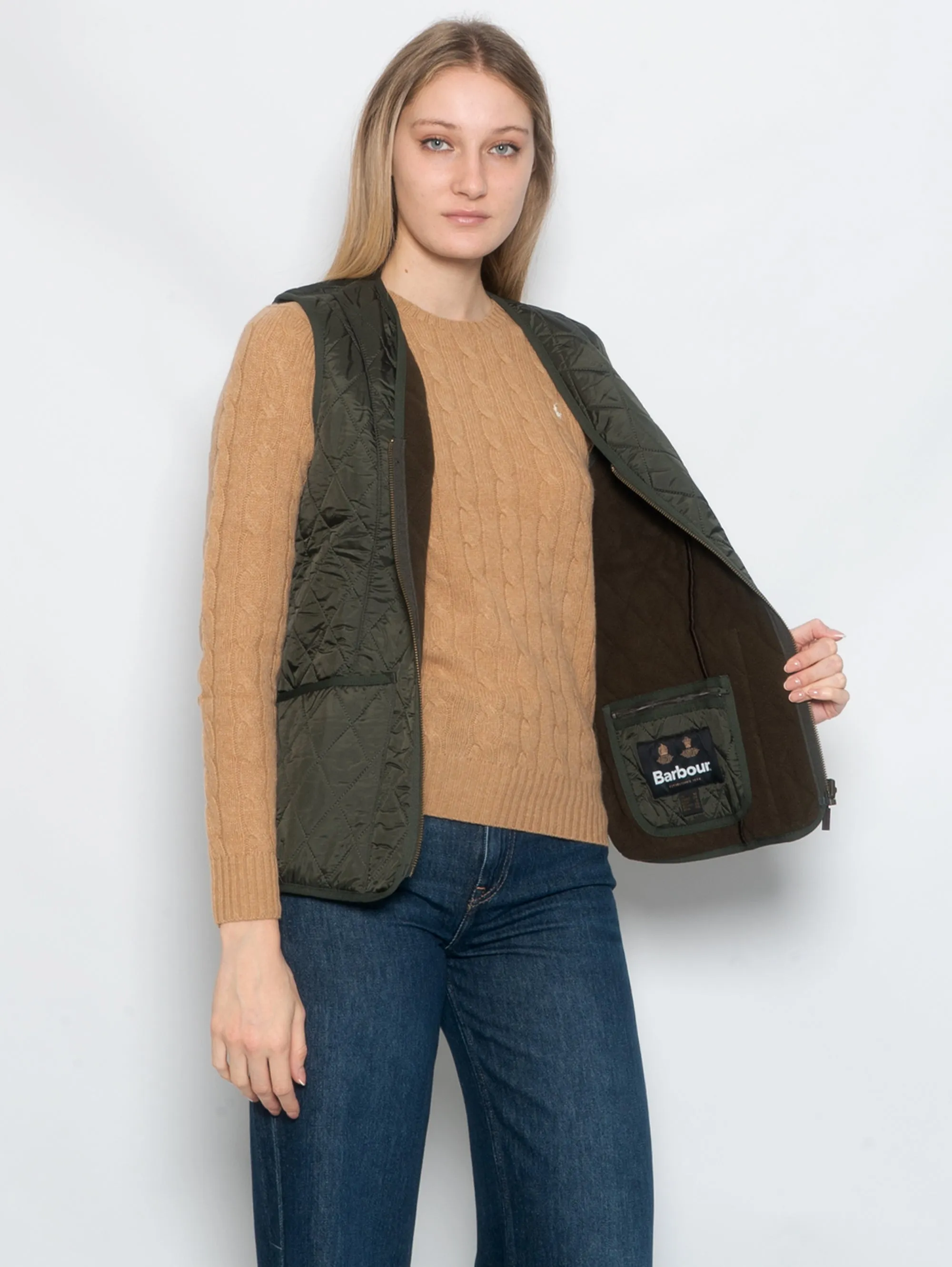 Gilet Trapuntato Fleece Betty Oliva