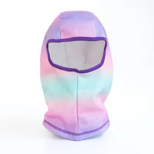 Girl's Pastel Ombre Fleece Balaclava