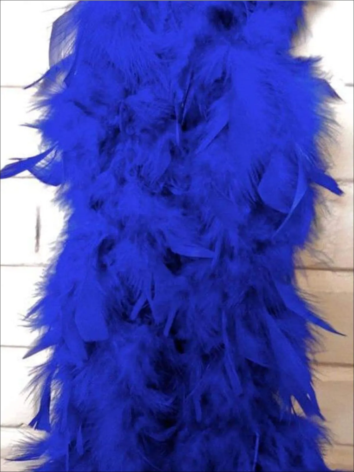 Girls Vintage Style Feather Boa Shawl