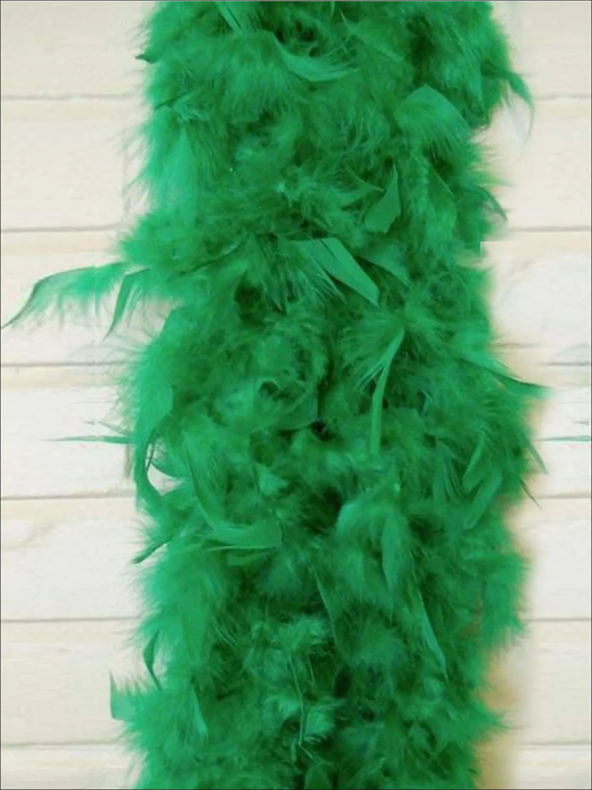 Girls Vintage Style Feather Boa Shawl