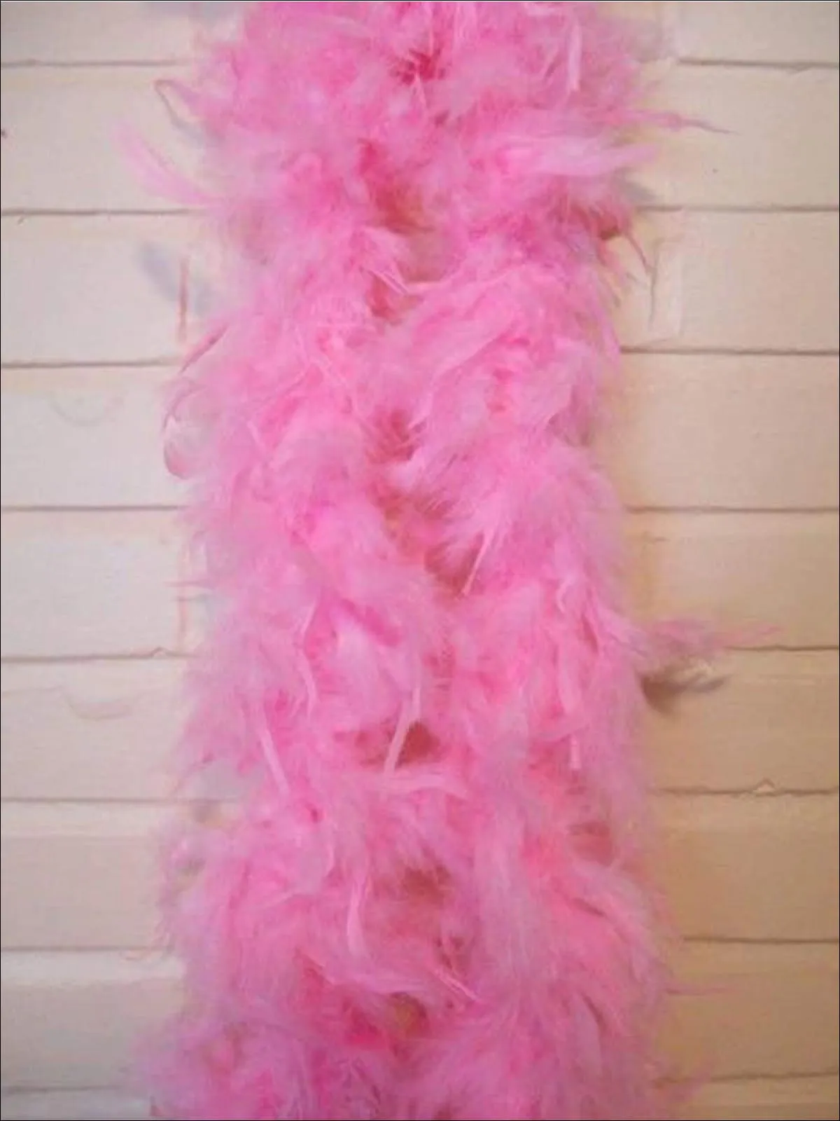 Girls Vintage Style Feather Boa Shawl