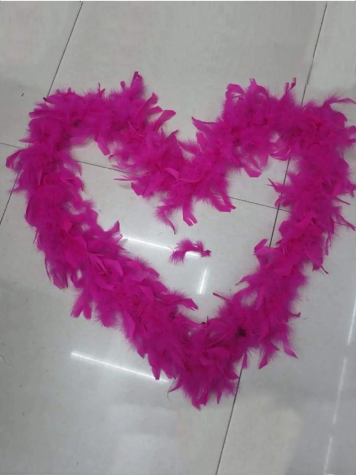 Girls Vintage Style Feather Boa Shawl