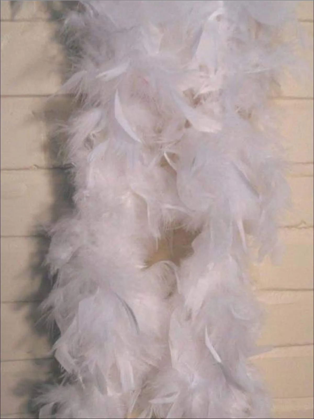 Girls Vintage Style Feather Boa Shawl