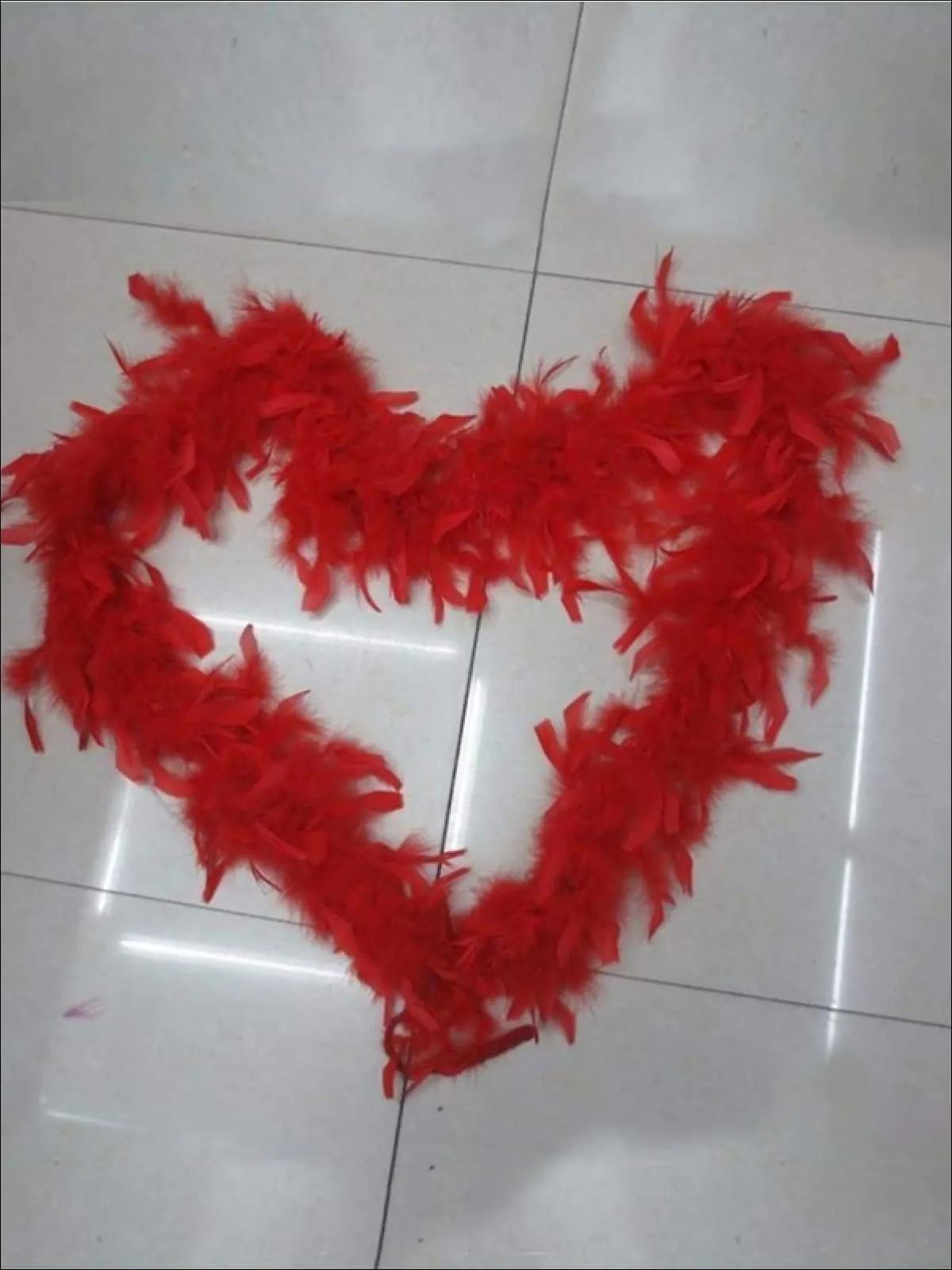 Girls Vintage Style Feather Boa Shawl