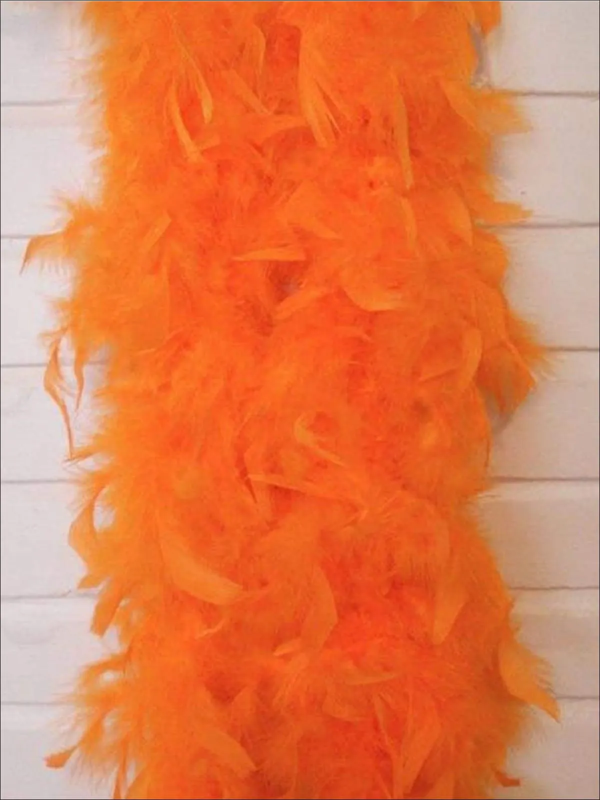 Girls Vintage Style Feather Boa Shawl