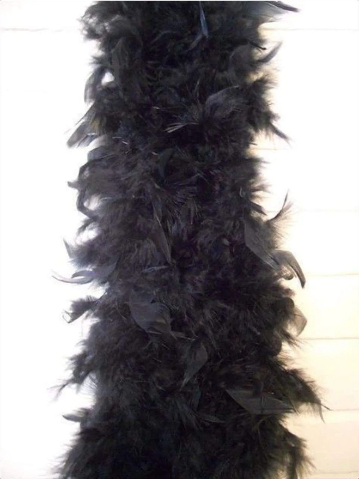 Girls Vintage Style Feather Boa Shawl