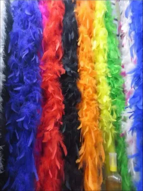 Girls Vintage Style Feather Boa Shawl