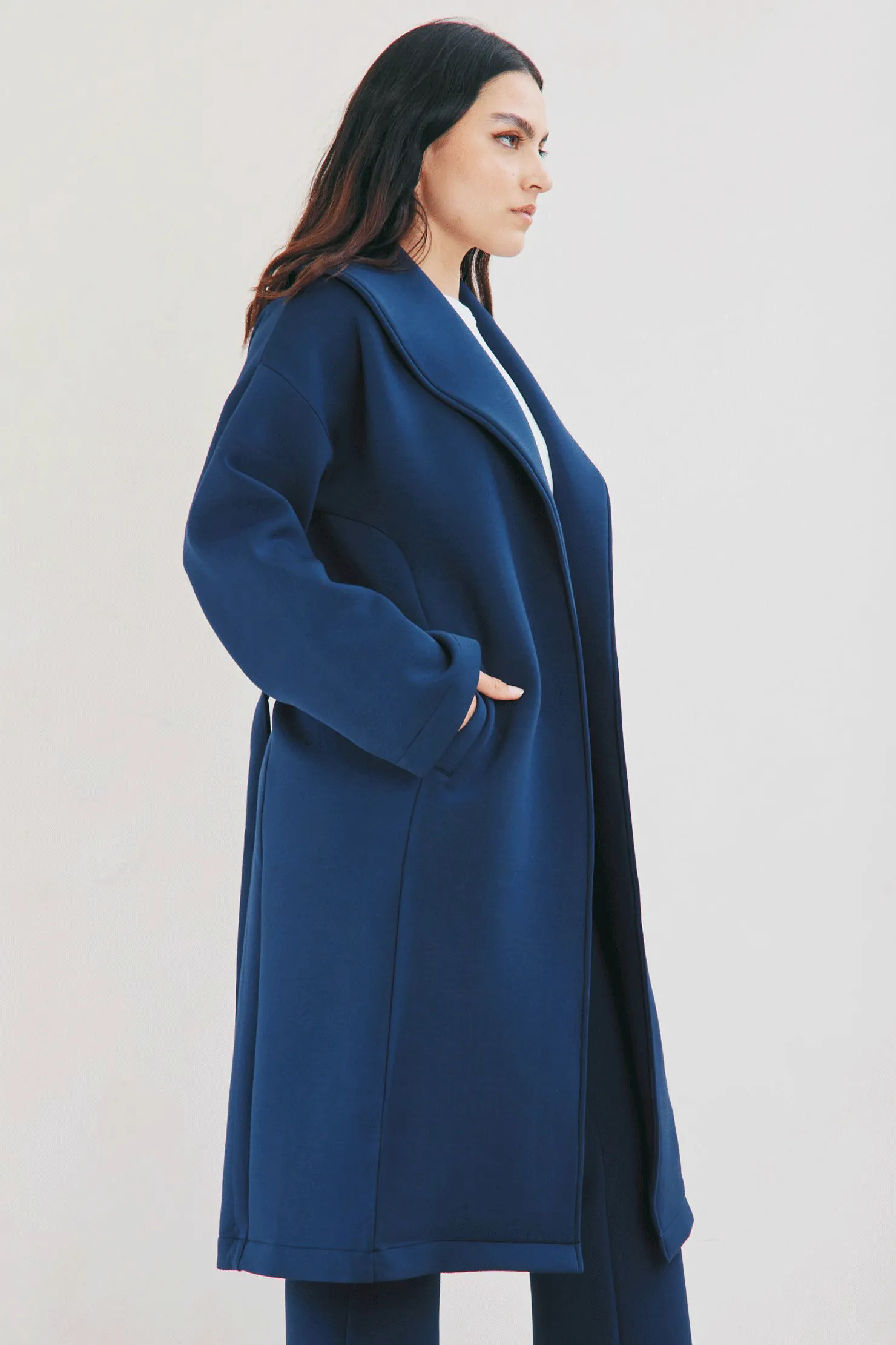 Giselle Coat - Navy