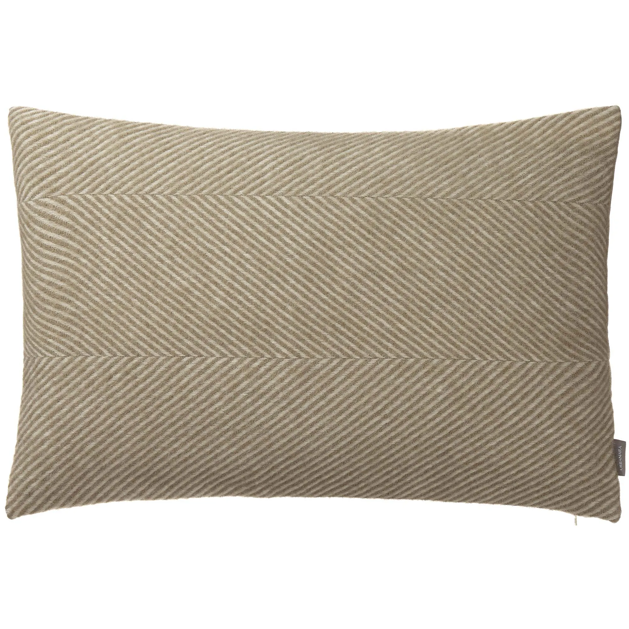 Gotland Cushion Cover [Olive green/Off-white]