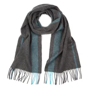 Grey & Blue Tetbury Scarf