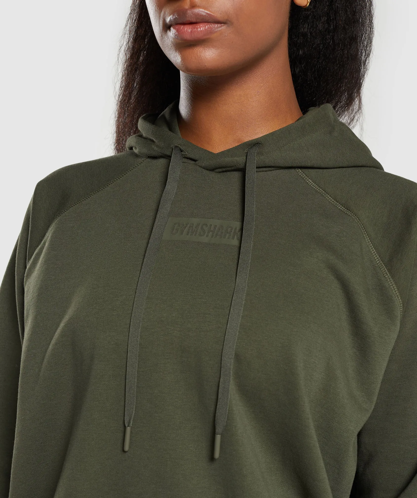 Gymshark Block Oversized Hoodie - Winter Olive