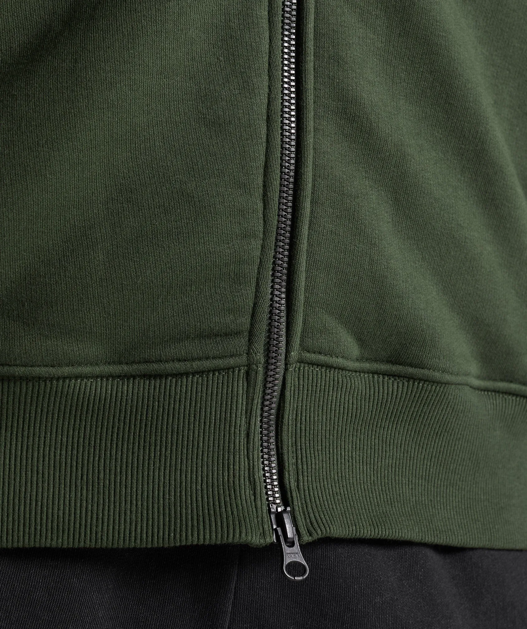 Gymshark Power Zip Hoodie - Moss Olive