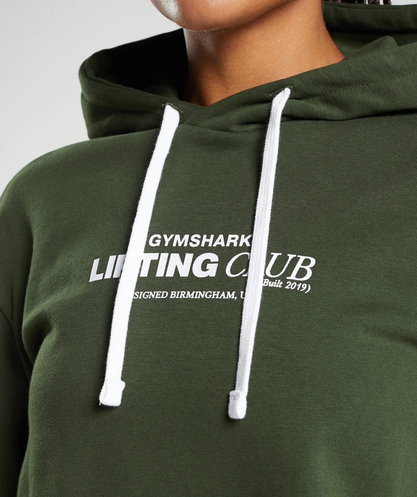 Gymshark Social Club Oversized Hoodie - Moss Olive