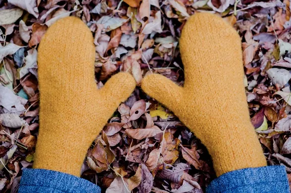 Handmade Wool Mittens by Julie Sinden