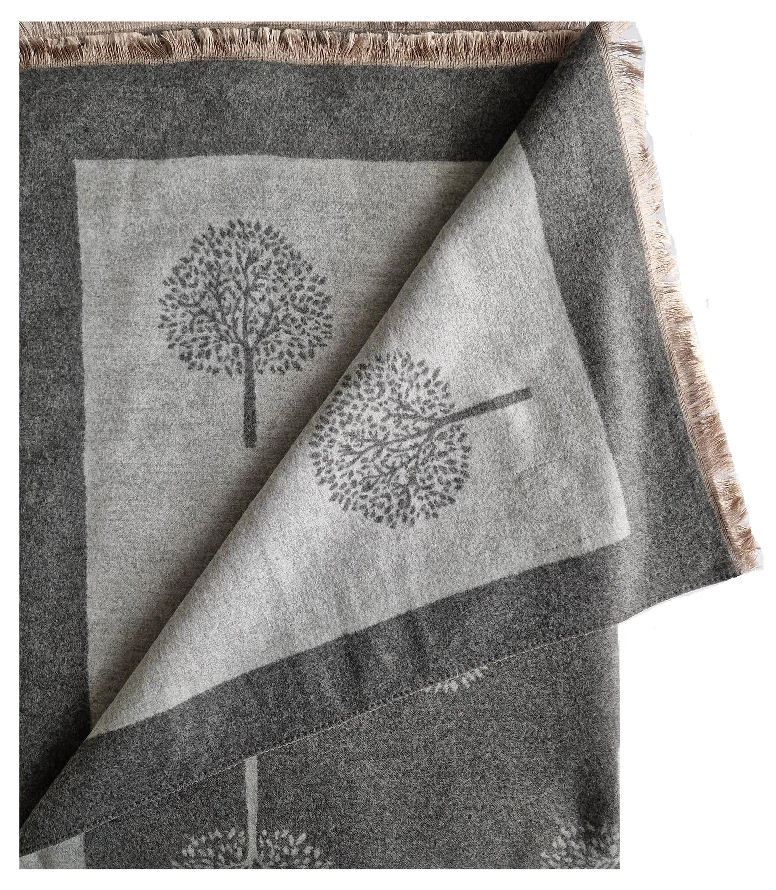 Hazy Blue Tree Of Life Scarfs