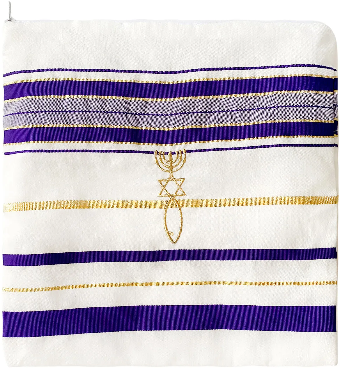 HolyLandMarket Mens Messianic Shawl/Tallit - The Messiah Tallit