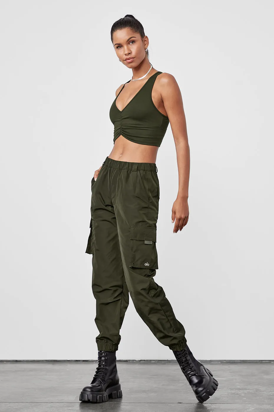 It Girl Pant - Dark Olive