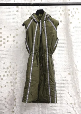 Lightweight Long Gilet Olive