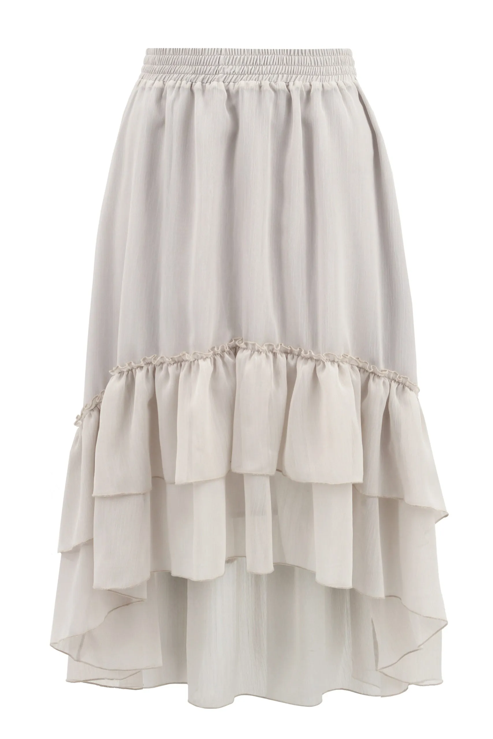 Lily Chiffon Skirt Grey