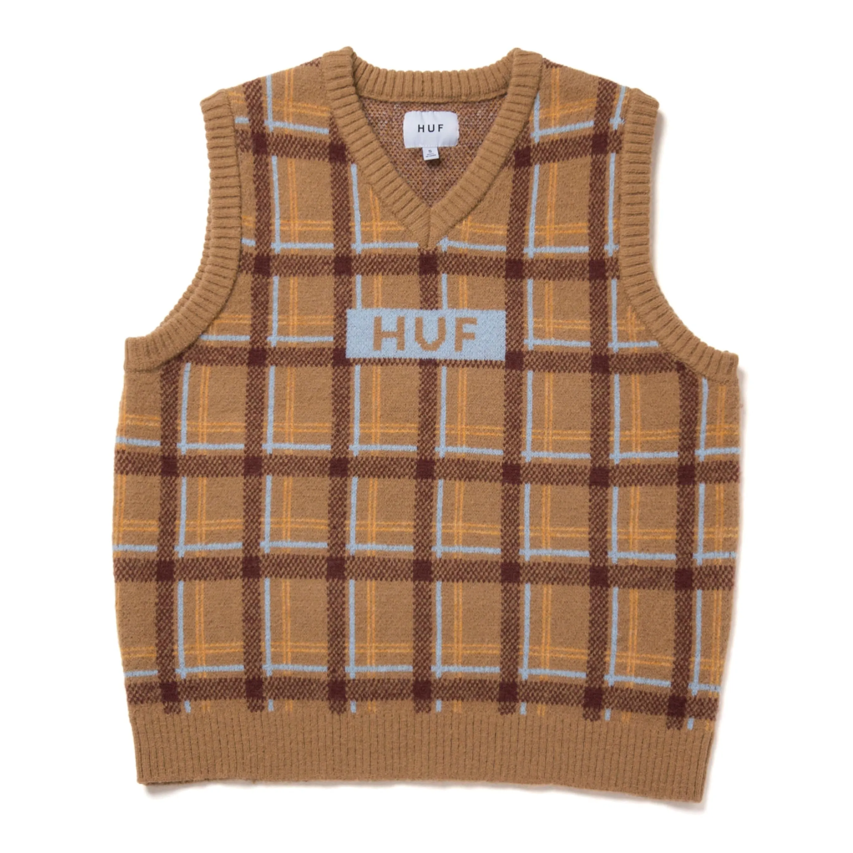 LOGO SWEATER VEST - OLIVE