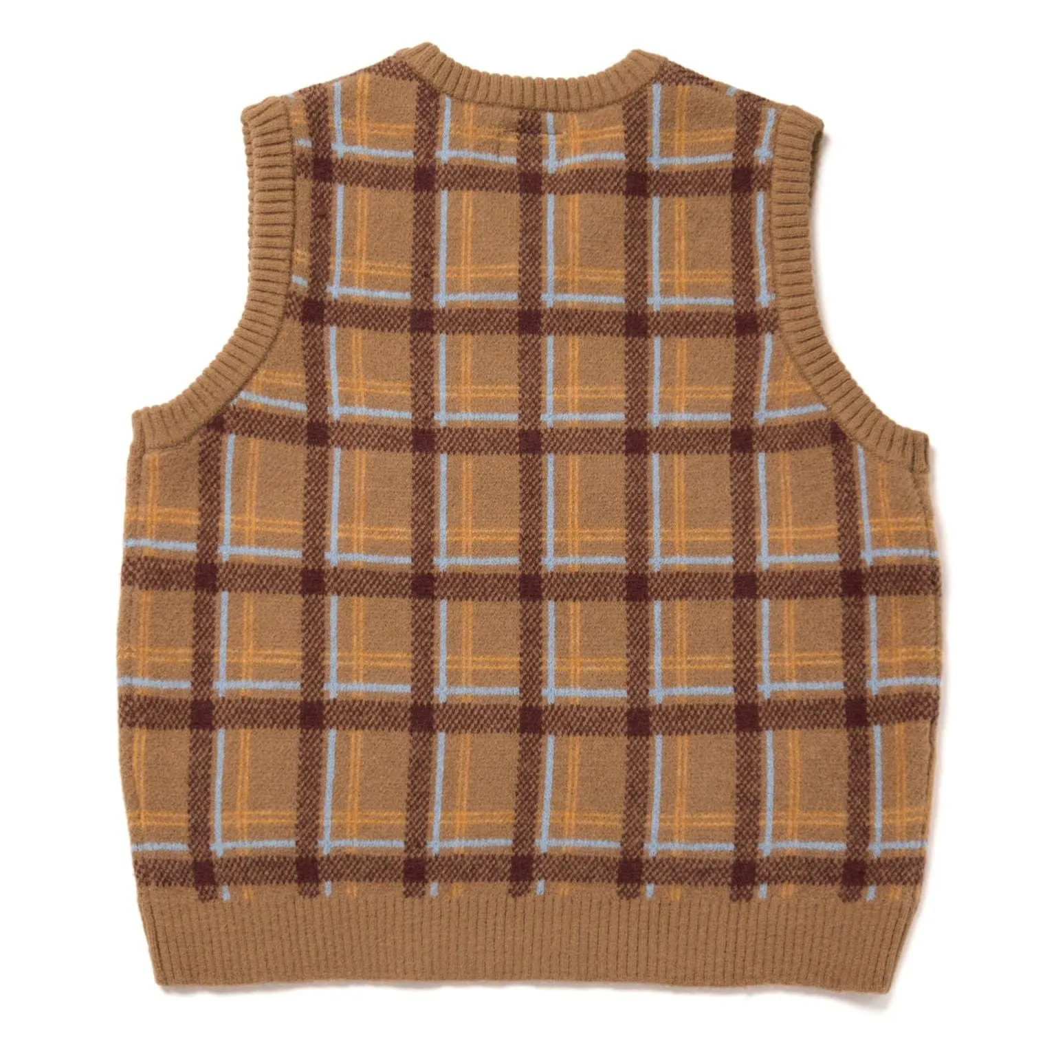 LOGO SWEATER VEST - OLIVE