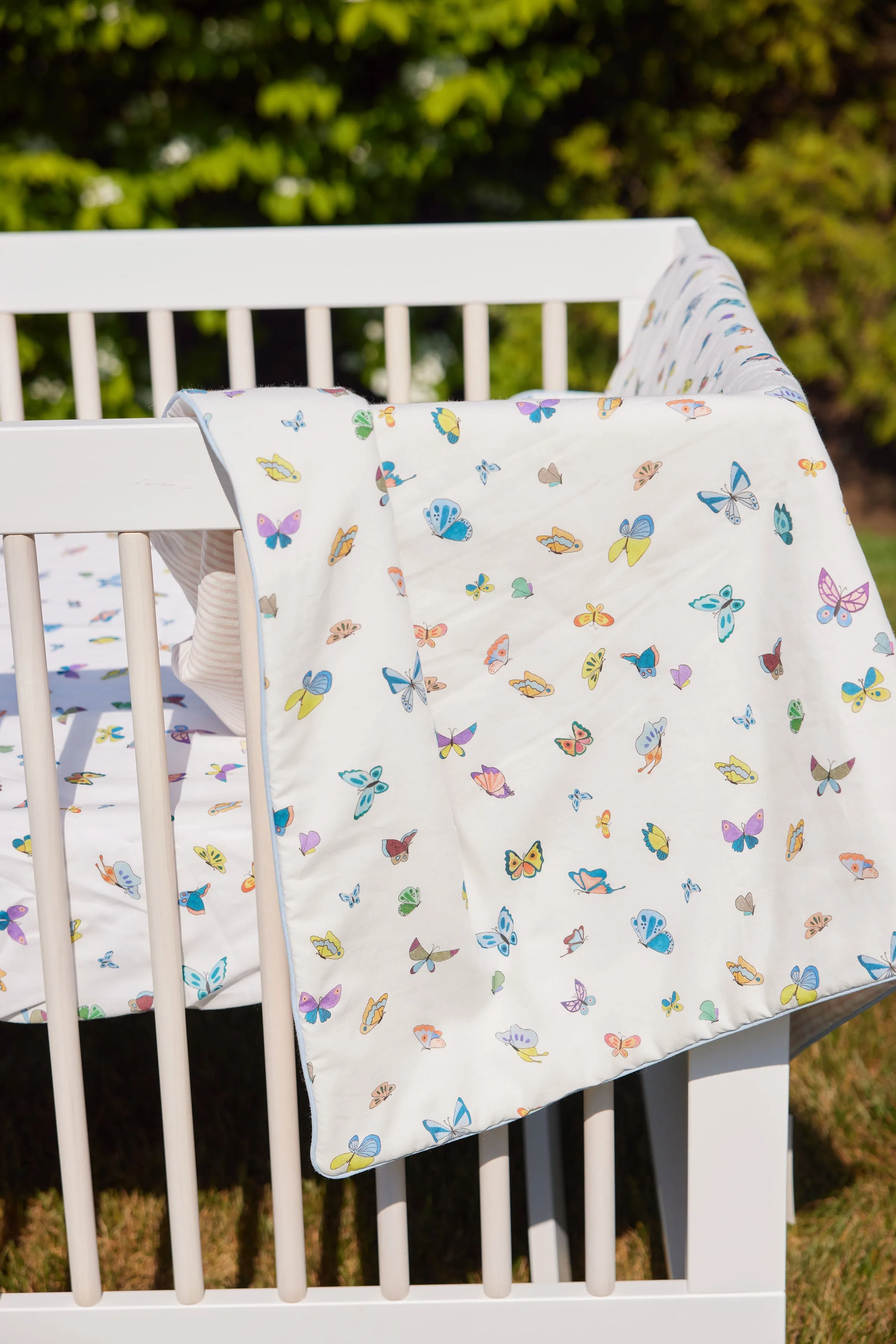 Madame Butterfly Crib Quilt