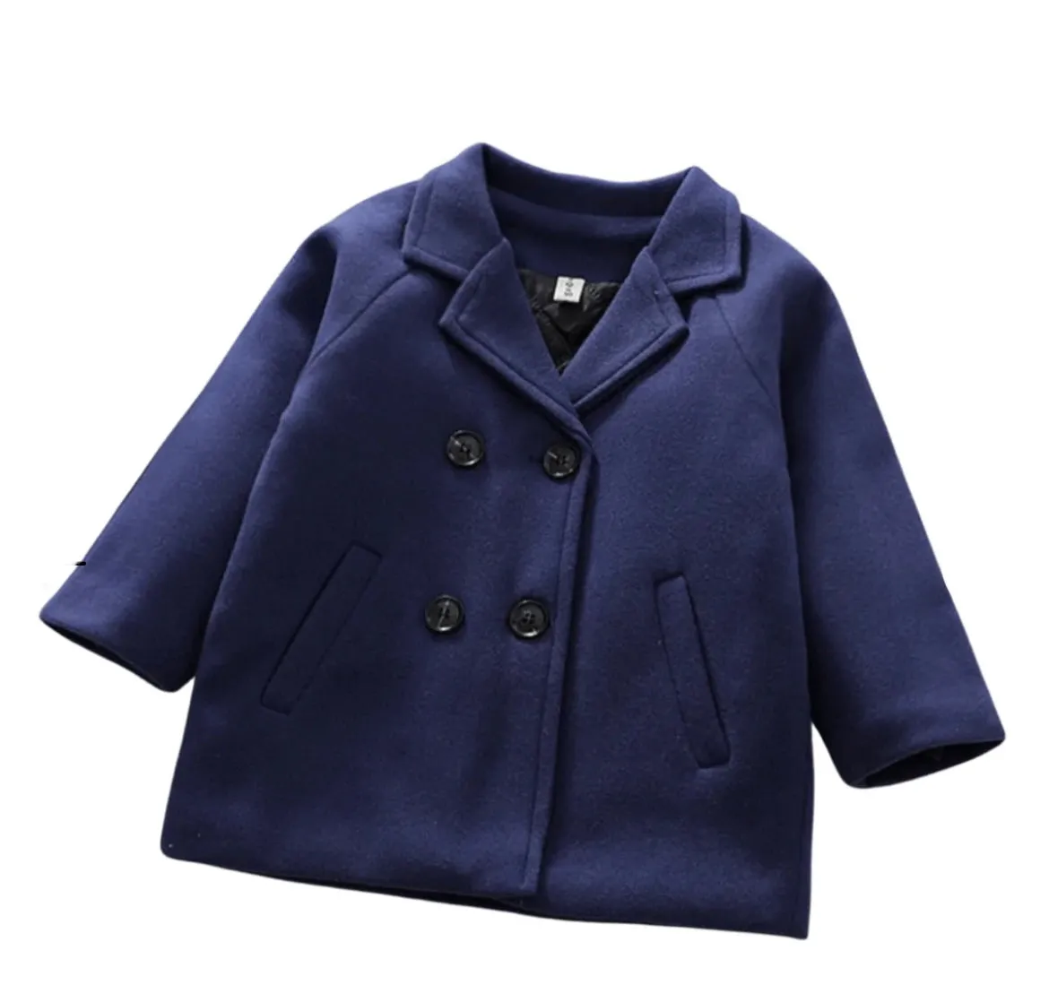 Mateo - Boys Double Breasted Wool Coat