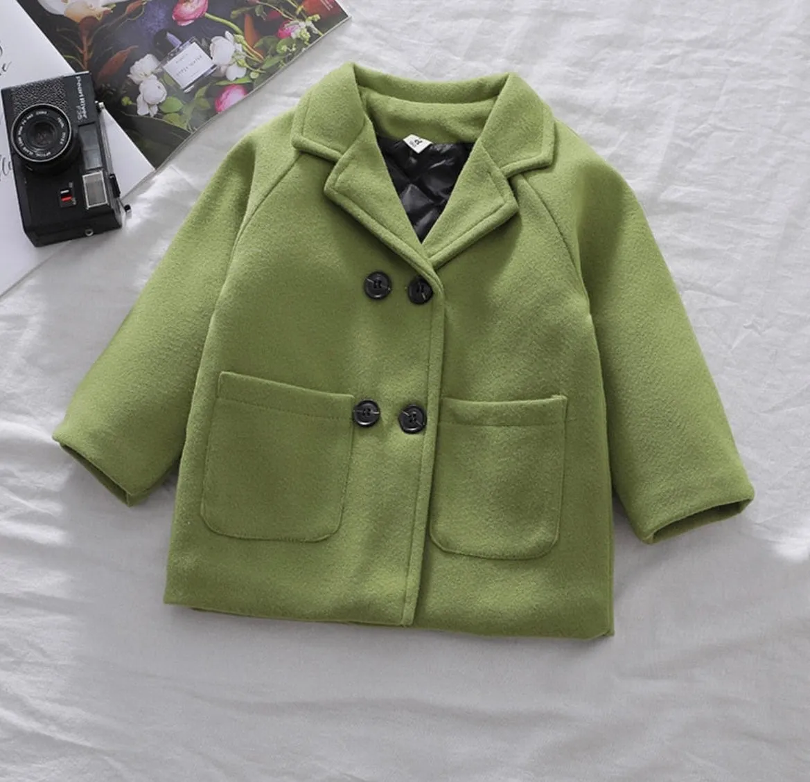 Mateo - Boys Double Breasted Wool Coat