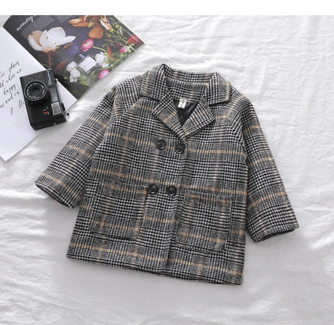 Mateo - Boys Double Breasted Wool Coat